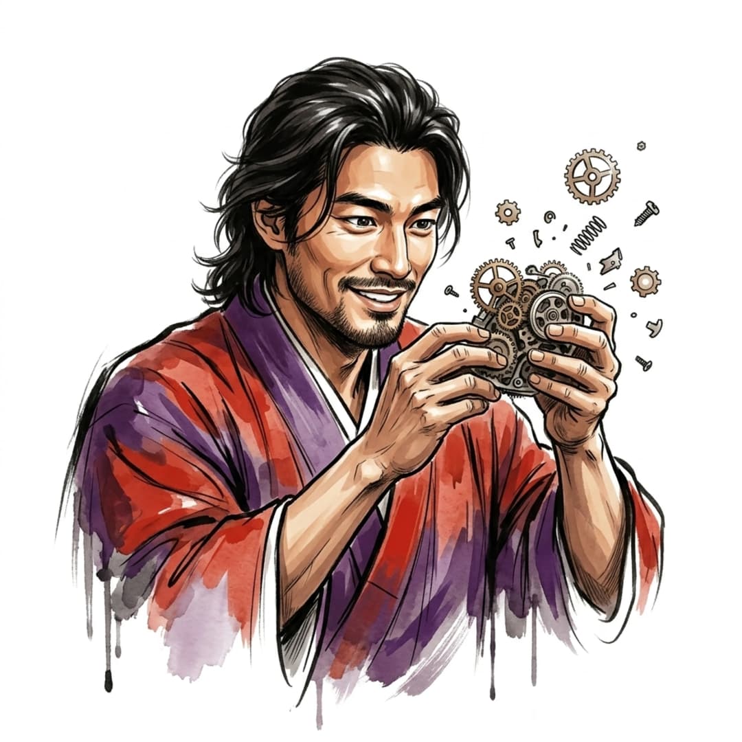 Restless Inventor archetype portrait