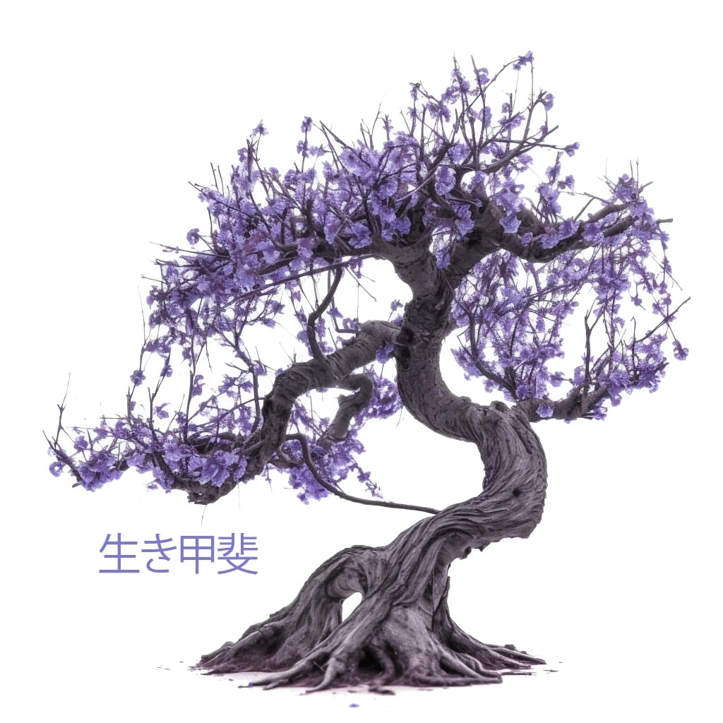 Purple blossom tree - the beauty of finding your ikigai